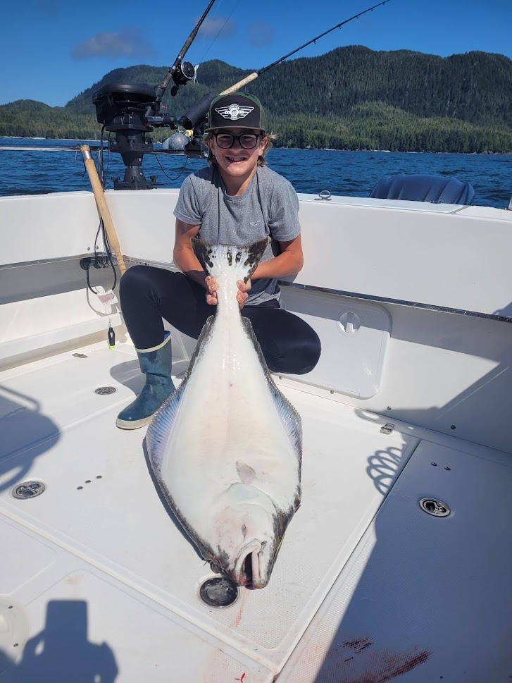 Pryce and his halibut